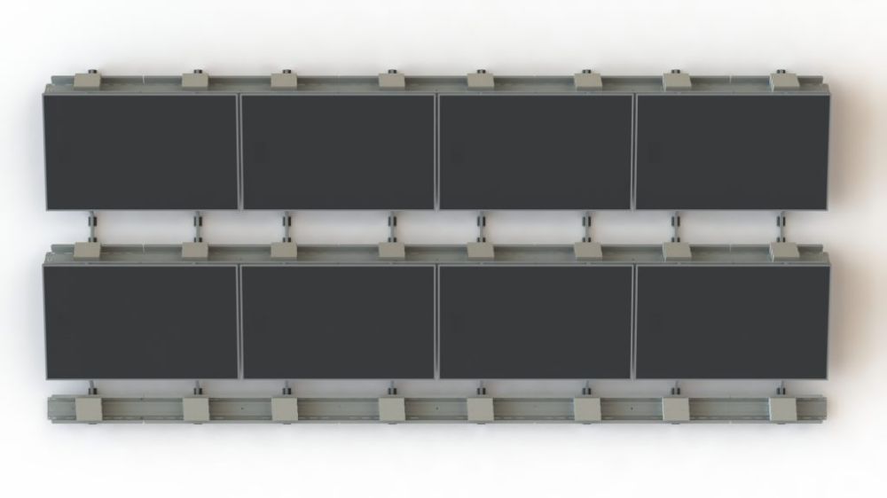 Jednoduché rozložení panelů na ploché střeše